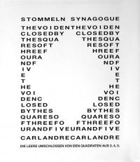 Synagogue Stommeln, Carl Andre, Catalogue Back