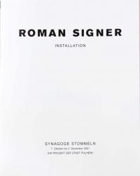 Synagogue Stommeln, Roman Signer, Catalogue Inside