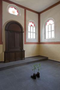 Cattelan, o. T., in der Synagoge, Foto Werner J. Hannappel