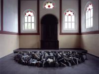 Synagoge Stommeln, Richard Long, Installationsansicht, Foto Werner J. Hannappel